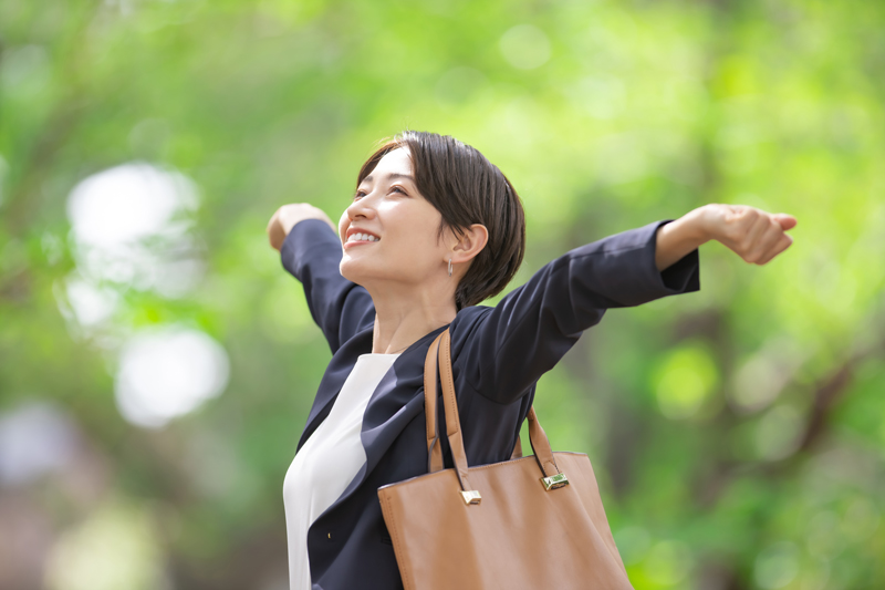 健康的な女性