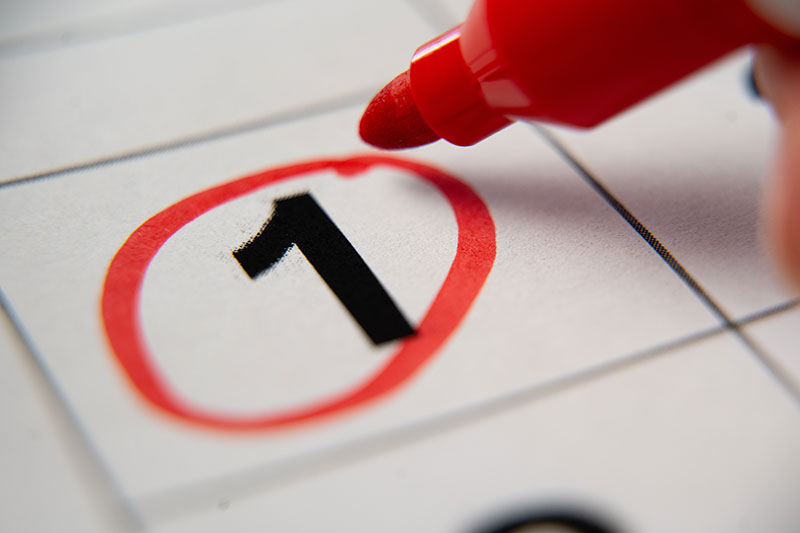 1日